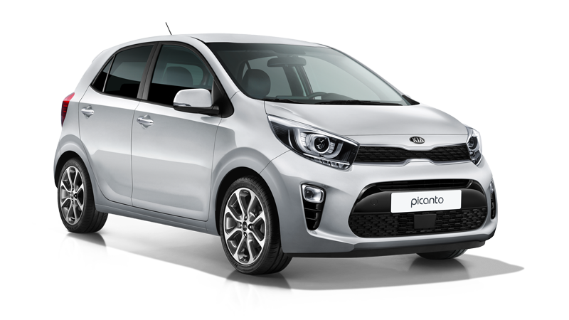 Kia Picanto 2022 - Silver, Grey, and Black